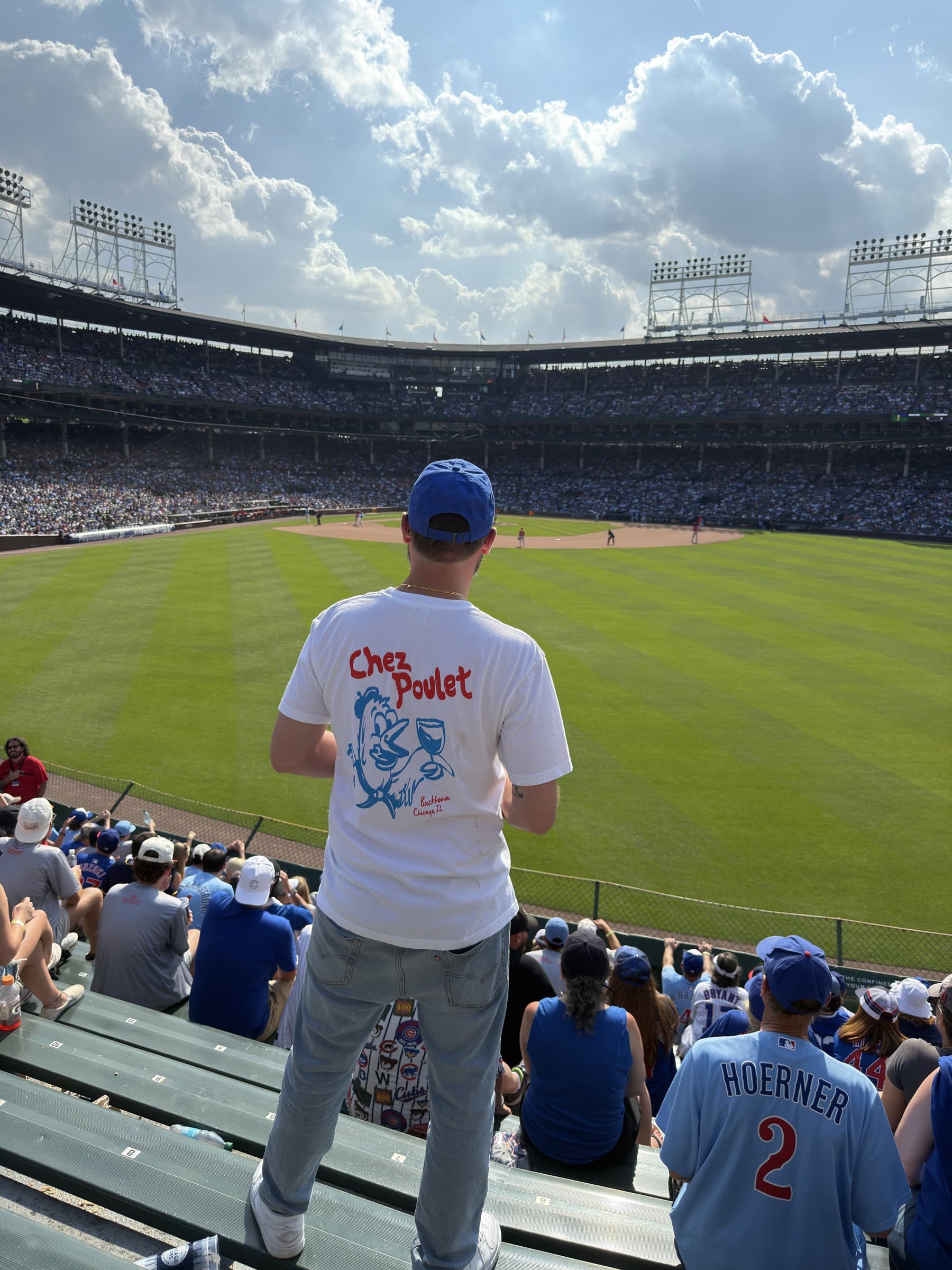 An afternoon view across Wrigley Field on August 28, 2026.